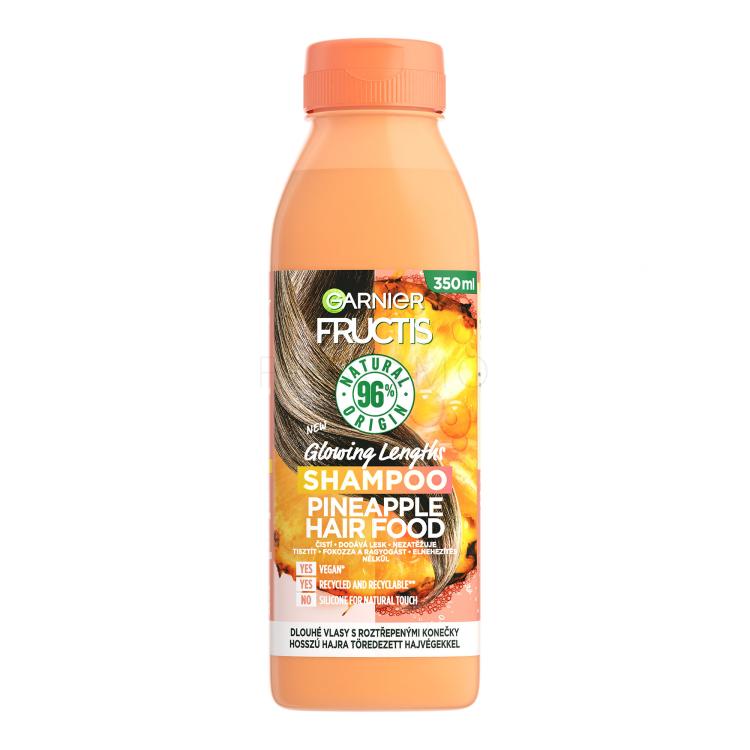 Garnier Fructis Hair Food Pineapple Glowing Lengths Shampoo Šampon za ženske 350 ml