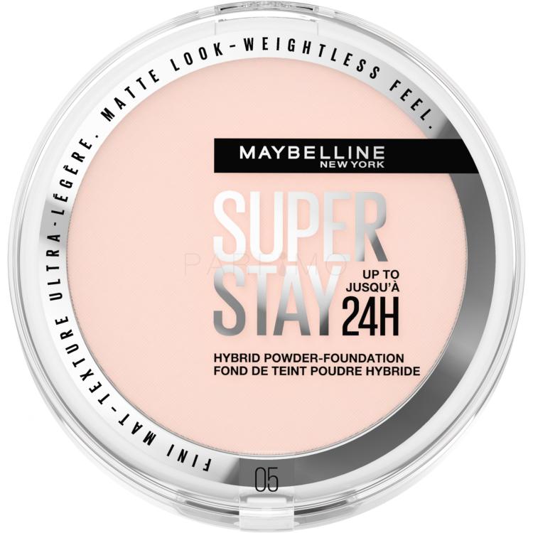 Maybelline Superstay 24H Hybrid Powder-Foundation Puder za ženske 9 g Odtenek 05