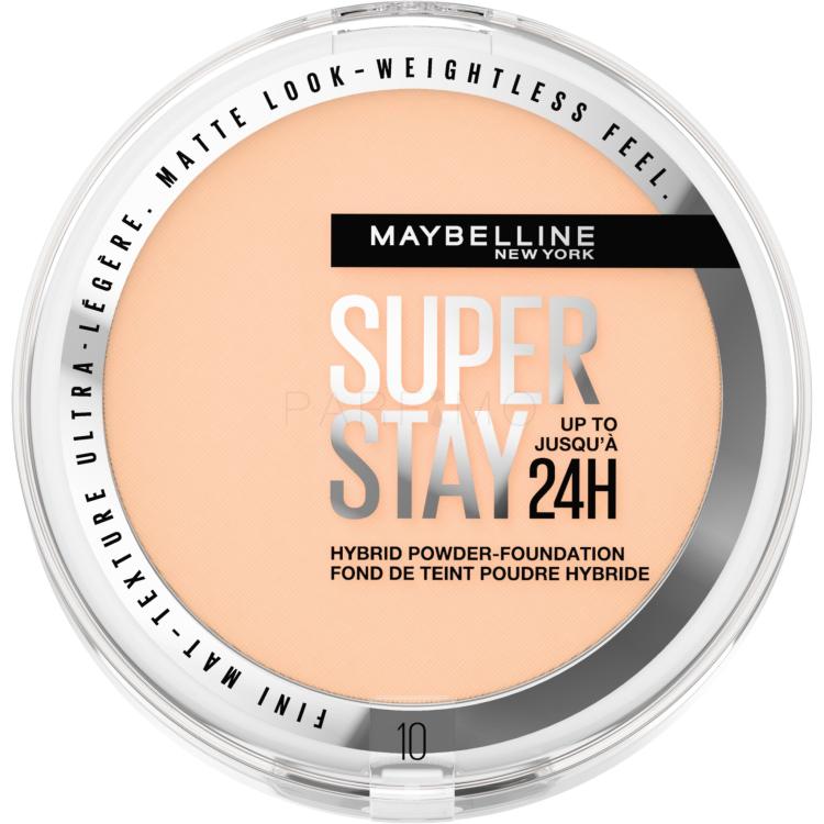 Maybelline Superstay 24H Hybrid Powder-Foundation Puder za ženske 9 g Odtenek 10