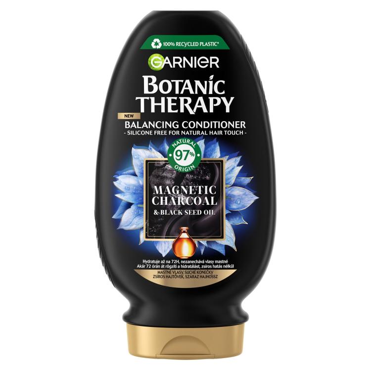 Garnier Botanic Therapy Magnetic Charcoal &amp; Black Seed Oil Balzam za lase za ženske 200 ml