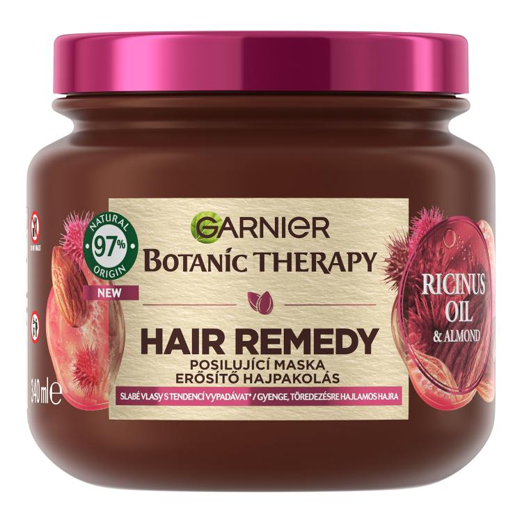 Garnier Botanic Therapy Ricinus Oil &amp; Almond Hair Remedy Maska za lase za ženske 340 ml