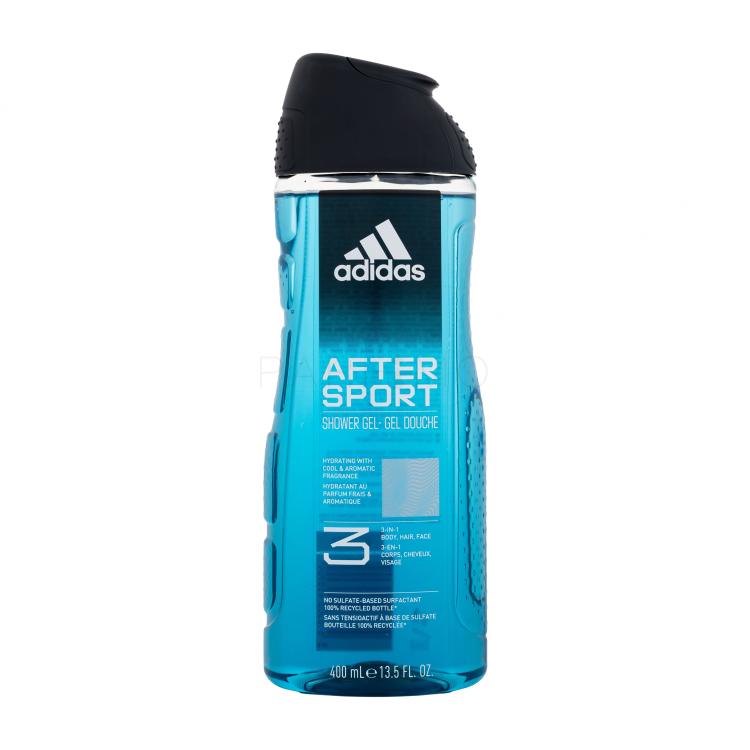 Adidas After Sport Shower Gel 3-In-1 Gel za prhanje za moške 400 ml