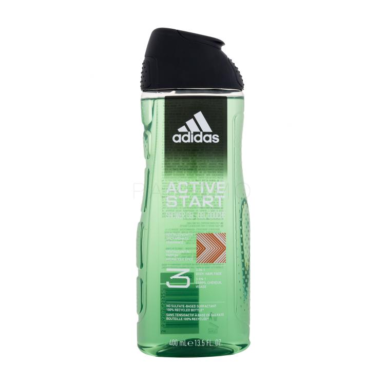 Adidas Active Start Shower Gel 3-In-1 Gel za prhanje za moške 400 ml