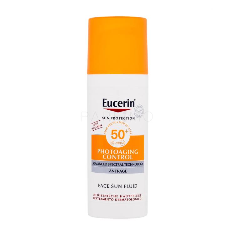 Eucerin Sun Protection Photoaging Control Face Sun Fluid SPF50+ Zaščita pred soncem za obraz za ženske 50 ml