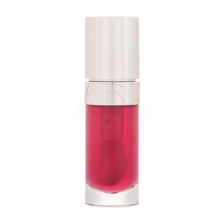 Clarins Lip Comfort Oil Lip Oil Olje za ustnice za ženske 7 ml Odtenek 02 Raspberry