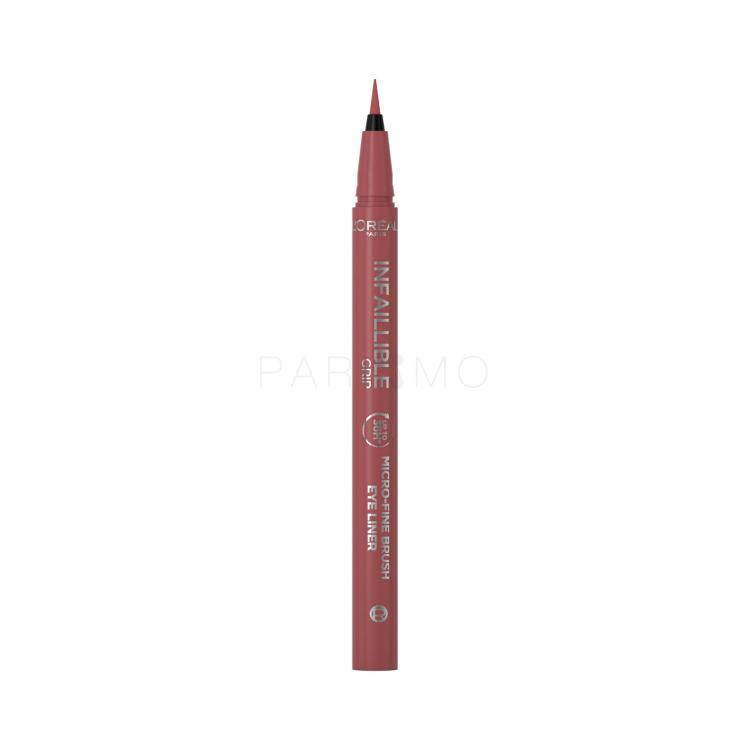 L&#039;Oréal Paris Infaillible Grip 36H Micro-Fine Brush Eye Liner Črtalo za oči za ženske 0,4 g Odtenek 03 Ancient Rose