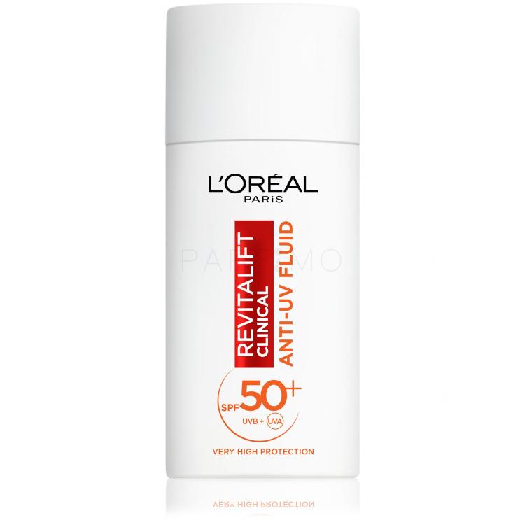 L&#039;Oréal Paris Revitalift Clinical Anti-UV Fluid SPF50+ Dnevna krema za obraz 50 ml