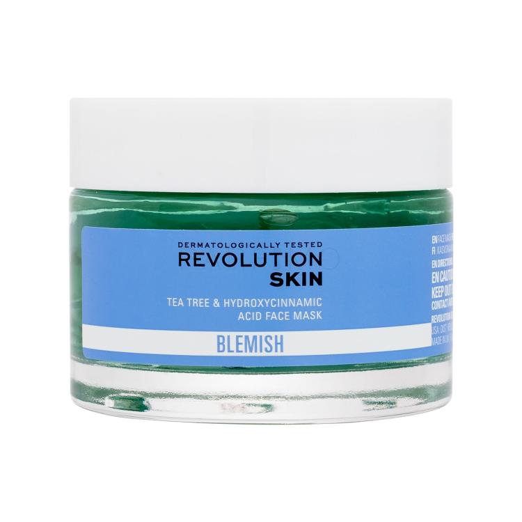 Revolution Skincare Blemish Tea Tree &amp; Hydroxycinnamic Acid Face Mask Maska za obraz za ženske 50 ml