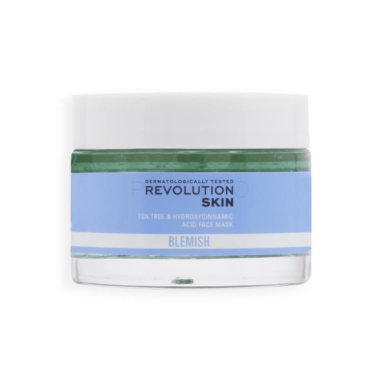 Revolution Skincare Blemish Tea Tree &amp; Hydroxycinnamic Acid Face Mask Maska za obraz za ženske 50 ml