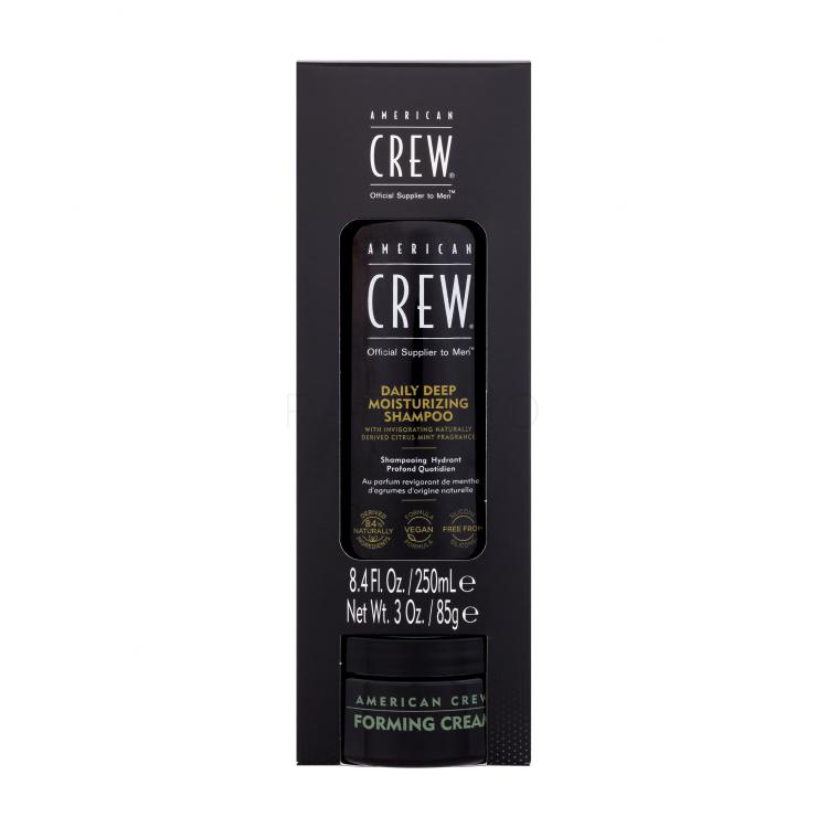 American Crew Daily Deep Moisturizing Darilni set šampon Daily Deep Moisturizing Shampoo 250 ml + krema za lase Forming Cream 85 g