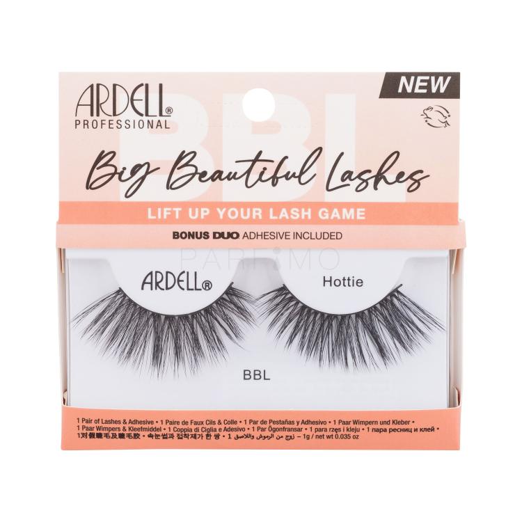 Ardell Big Beautiful Lashes Hottie Umetne trepalnice za ženske 1 kos Odtenek Black