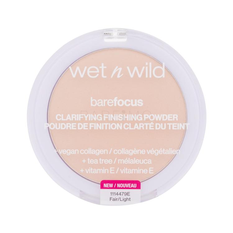 Wet n Wild Bare Focus Clarifying Finishing Powder Puder v prahu za ženske 6 g Odtenek Fair-Light