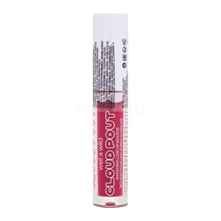 Wet n Wild Cloud Pout Marshmallow Lip Mousse Šminka za ženske 3 ml Odtenek Marsh To My Mallow