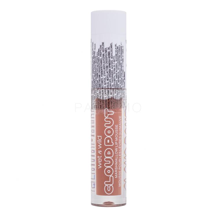 Wet n Wild Cloud Pout Marshmallow Lip Mousse Šminka za ženske 3 ml Odtenek Fluffernutter