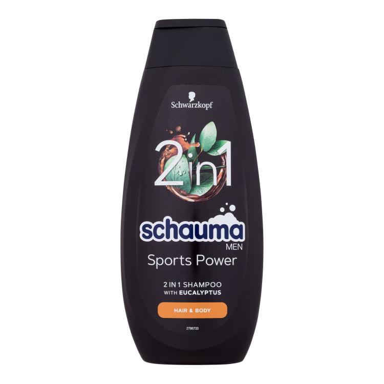 Schwarzkopf Schauma Men Sports Power 2In1 Shampoo Šampon za moške 400 ml