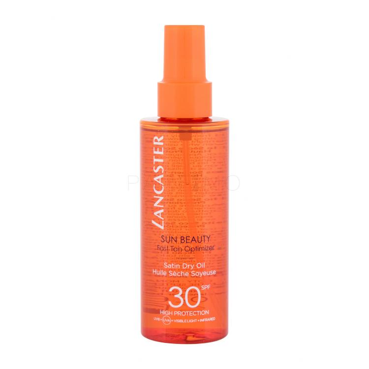 Lancaster Sun Beauty Satin Dry Oil SPF30 Zaščita pred soncem za telo 150 ml poškodovana škatla