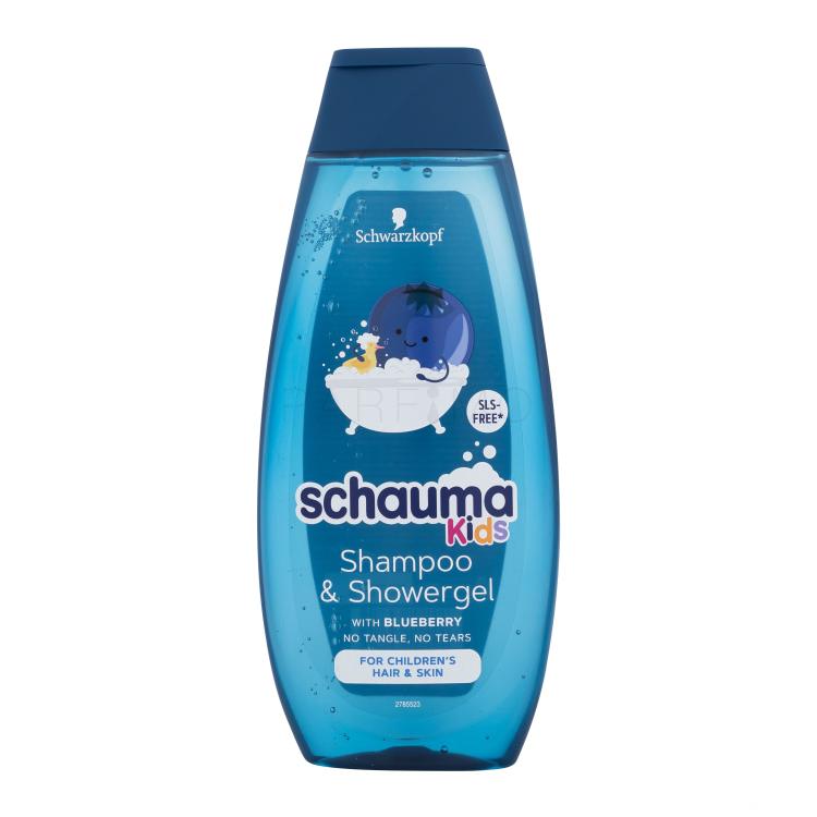 Schwarzkopf Schauma Kids Blueberry Shampoo &amp; Shower Gel Šampon za otroke 400 ml