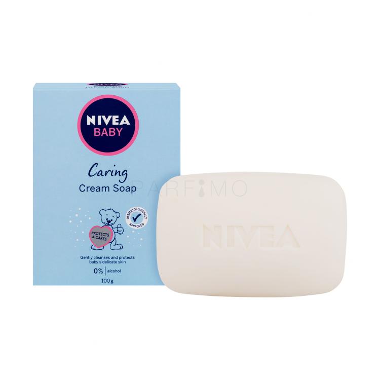 Nivea Baby Caring Cream Soap Trdo milo za otroke 100 g