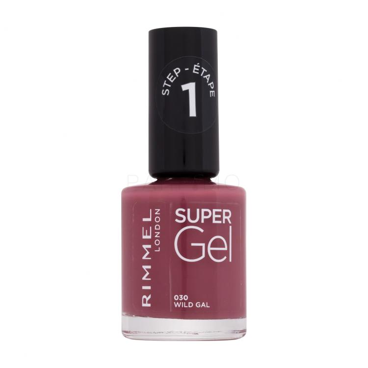 Rimmel London Super Gel STEP1 Lak za nohte za ženske 12 ml Odtenek 030 Wild Gal