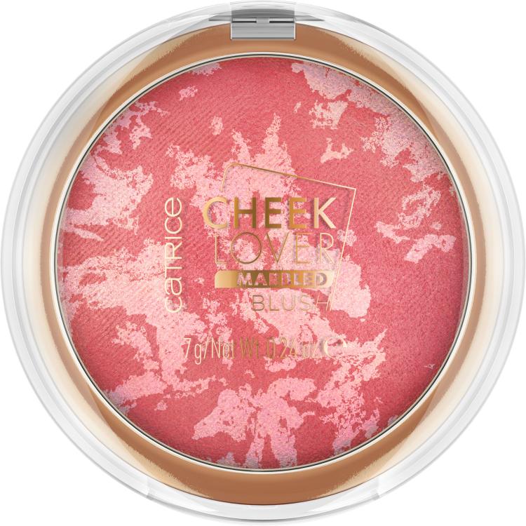 Catrice Cheek Lover Marbled Blush Rdečilo za obraz za ženske 7 g Odtenek 010 Dahlia Blossom