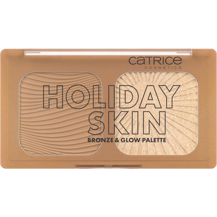 Catrice Holiday Skin Bronze &amp; Glow Palette Paletka za konturing za ženske 5,5 g Odtenek 010