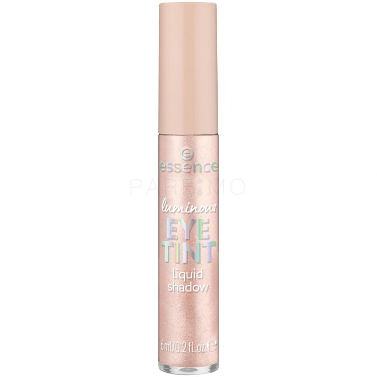 Essence Luminous Eye Tint Liquid Shadow Senčilo za oči za ženske 6 ml Odtenek 02 Gleaming Charm