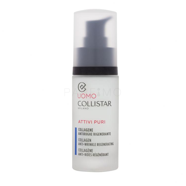 Collistar Uomo Attivi Puri Collagen Anti-Wrinkle Regenerating Serum za obraz za moške 30 ml