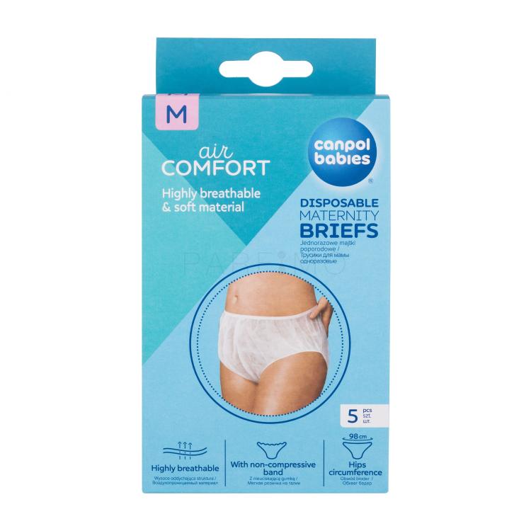 Canpol babies Air Comfort Disposable Maternity Briefs M Poporodne hlačke za ženske 5 kos