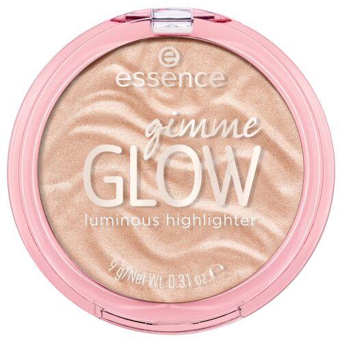 Essence Gimme Glow Luminous Highlighter Osvetljevalec za ženske 9 g Odtenek 10 Glowy Champagne