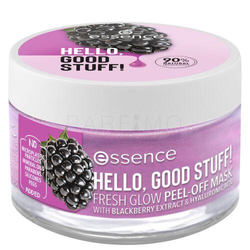 Essence Hello, Good Stuff! Fresh Glow Peel-Off Mask Maska za obraz za ženske 50 ml