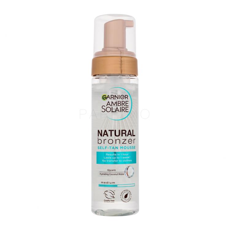 Garnier Ambre Solaire Natural Bronzer Self Tan Mousse Samoporjavitveni izdelki 200 ml