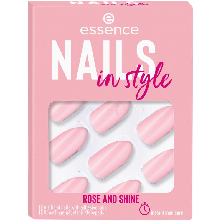 Essence Nails In Style Umetni nohti za ženske Odtenek 14 Rose And Shine Set