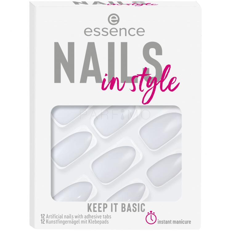 Essence Nails In Style Umetni nohti za ženske Odtenek 15 Keep It Basic Set