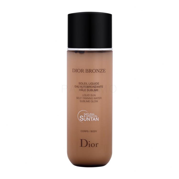 Christian Dior Bronze Liquid Sun Self-Tanning Water Sublime Glow Samoporjavitveni izdelki za ženske 100 ml