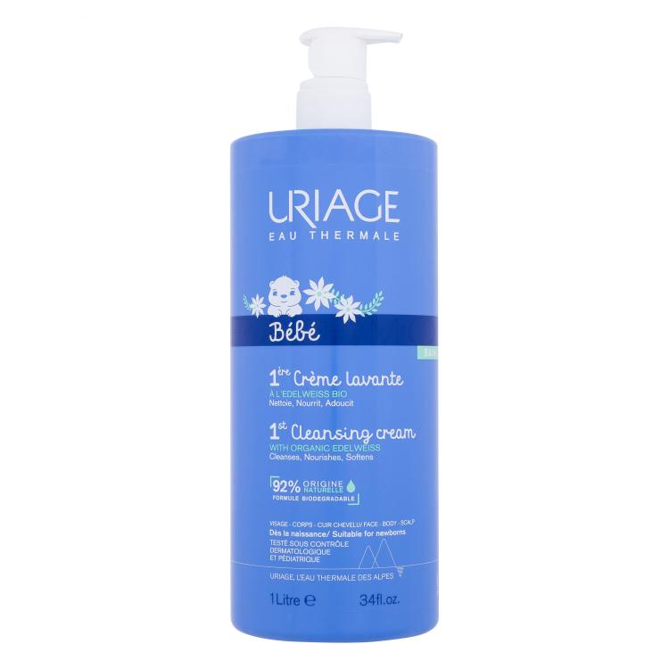 Uriage Bébé 1st Cleansing Cream Krema za prhanje za otroke 1000 ml