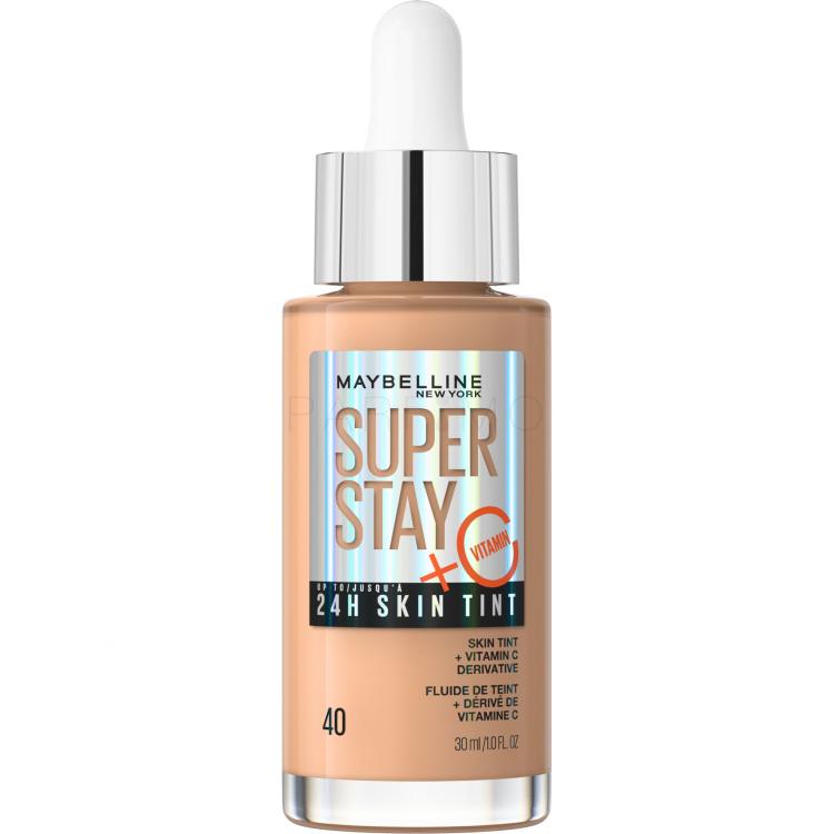 Maybelline Superstay 24H Skin Tint + Vitamin C Puder za ženske 30 ml Odtenek 40