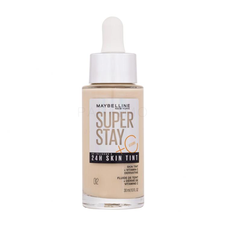 Maybelline Super Stay 24H Skin Tint + Vitamin C Puder za ženske 30 ml Odtenek 02