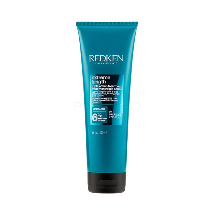 Redken Extreme Length Triple Action Treatment Maska za lase za ženske 250 ml