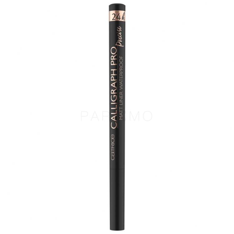 Catrice Calligraph Pro Presice Matt Liner Waterproof Črtalo za oči za ženske 1,2 ml Odtenek 010 Intense Black