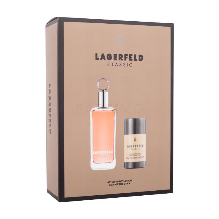 Karl Lagerfeld Classic Darilni set vodica po britju 100 ml + deodorant v stiku 75 g