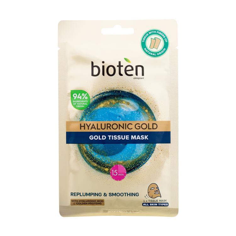 Bioten Hyaluronic Gold Tissue Mask Maska za obraz za ženske 25 ml