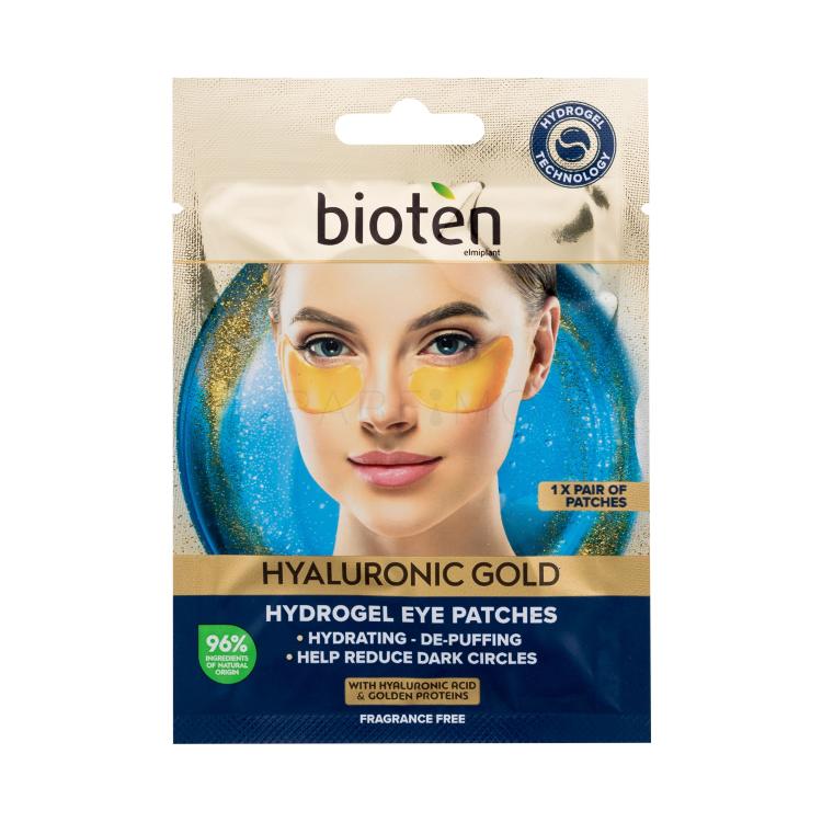 Bioten Hyaluronic Gold Hydrogel Eye Patches Maska za področje okoli oči za ženske 5,5 g