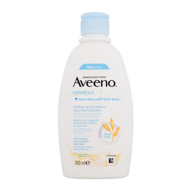 Aveeno Dermexa Daily Emollient Body Wash Gel za prhanje 300 ml poškodovana škatla