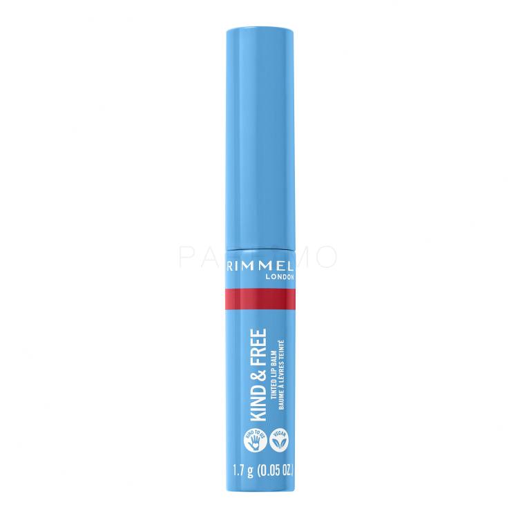 Rimmel London Kind &amp; Free Tinted Lip Balm Balzam za ustnice za ženske 4 g Odtenek 005 Turbo Red