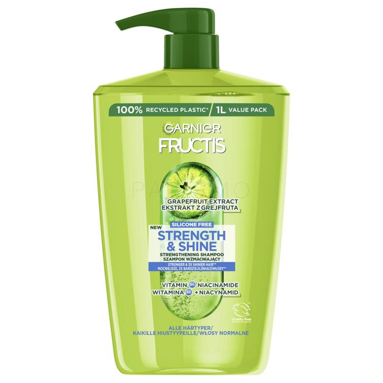 Garnier Fructis Strength &amp; Shine Fortifying Shampoo Šampon za ženske 1000 ml