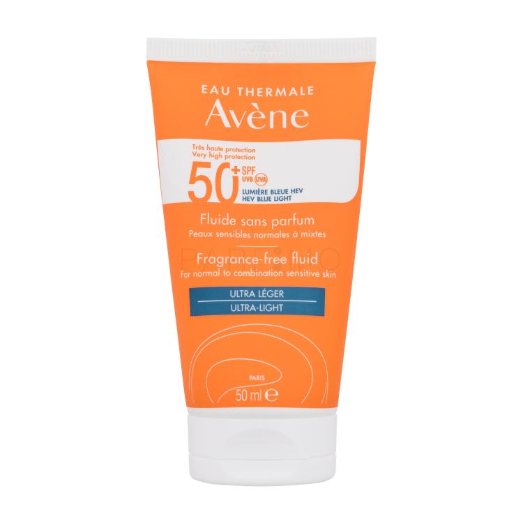 Avene Sun Fragrance-Free Fluid Ultra-Light SPF50+ Zaščita pred soncem za obraz 50 ml