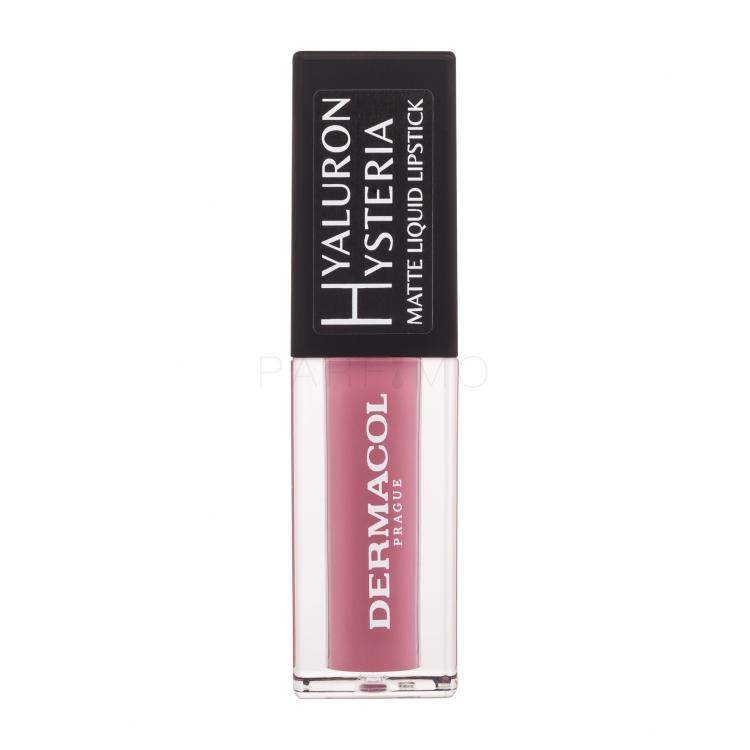 Dermacol Hyaluron Hysteria Matte Liquid Lipstick Šminka za ženske 4,5 ml Odtenek 01