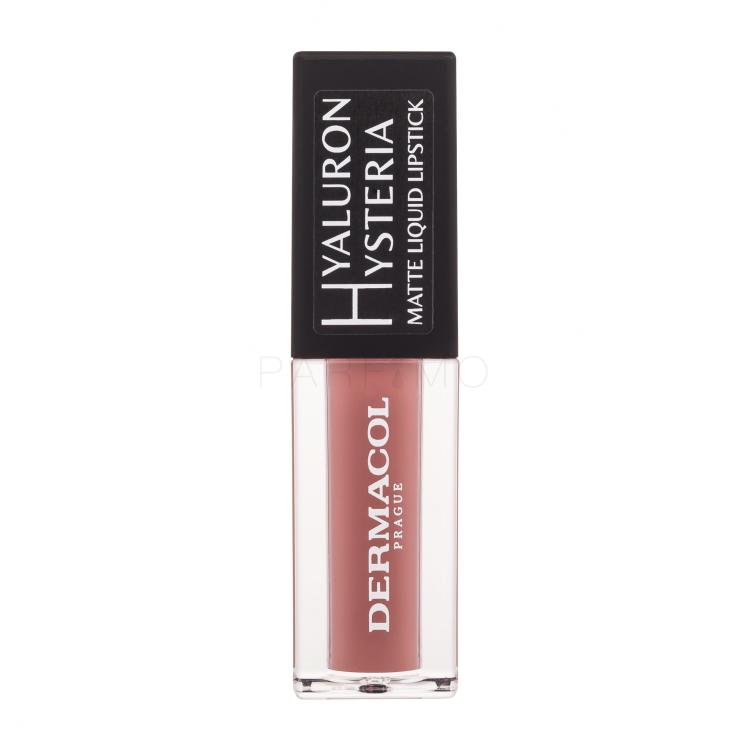 Dermacol Hyaluron Hysteria Matte Liquid Lipstick Šminka za ženske 4,5 ml Odtenek 02