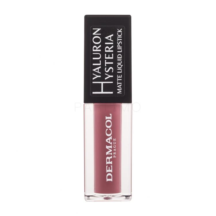 Dermacol Hyaluron Hysteria Matte Liquid Lipstick Šminka za ženske 4,5 ml Odtenek 06