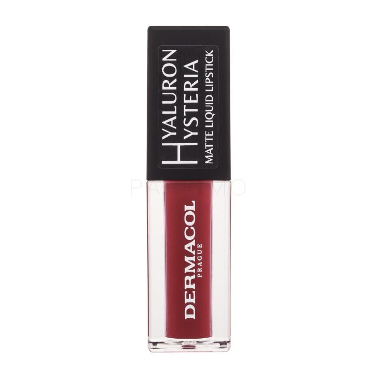 Dermacol Hyaluron Hysteria Matte Liquid Lipstick Šminka za ženske 4,5 ml Odtenek 08